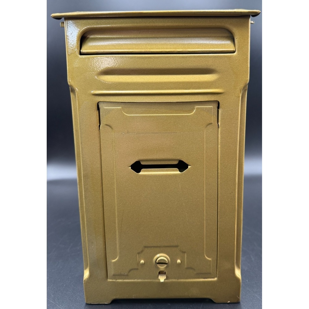 P.N. CO US Letter Size Residential Metal Mail Box W/Some Hardware-Vintage